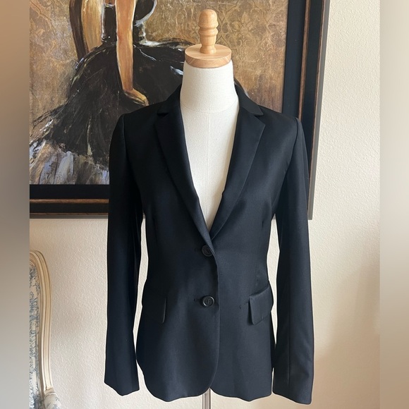 J. Crew Black Blazer Size 2 - Picture 1 of 2